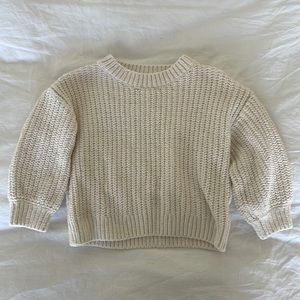 Toddler Knit Sweater - Cream H&M 2T